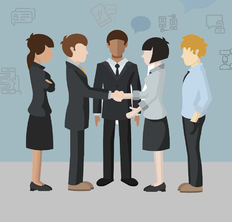 Business Setup Illustration